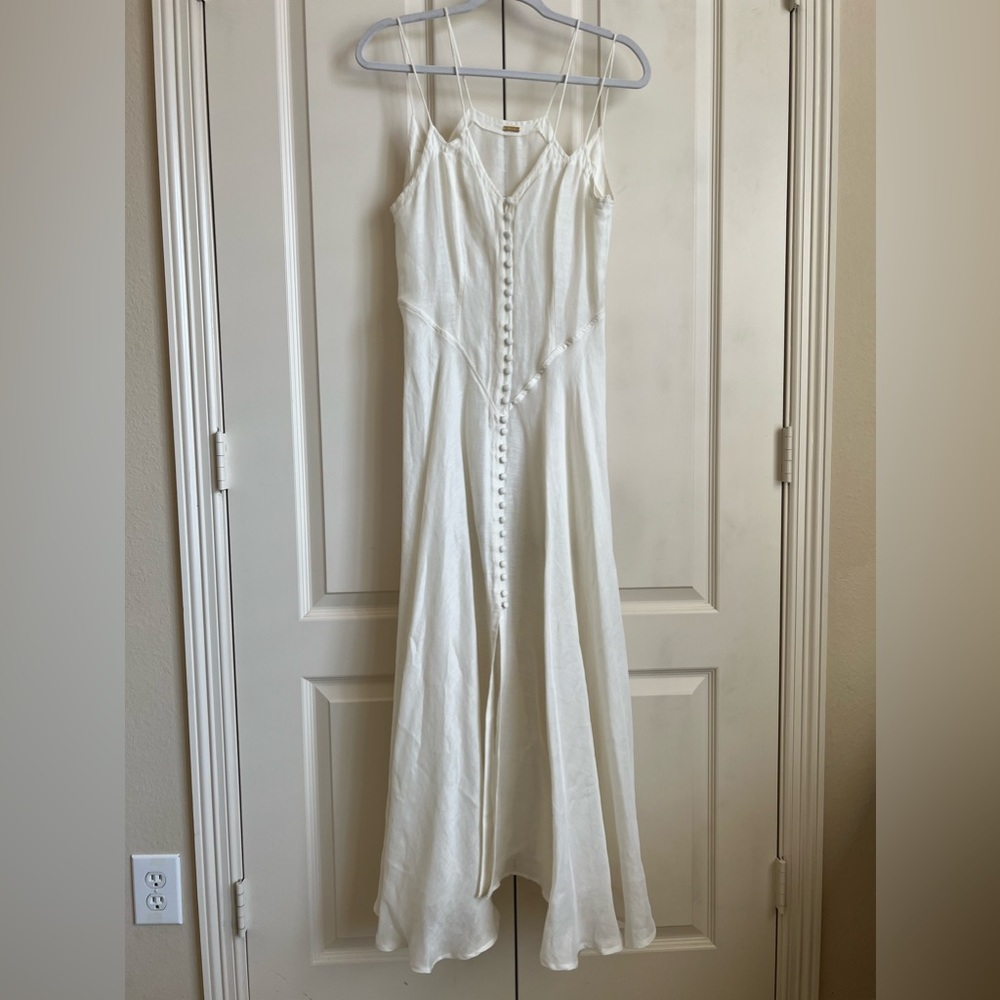 Cult Gaia Tricia Dress Size Medium Off-white